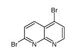 2,5-dibromo-1,8-naphthyridine Structure