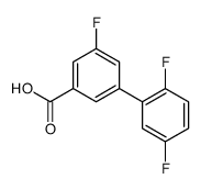 3-(2,5-difluorophenyl)-5-fluorobenzoic acid Structure