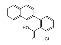 2-chloro-6-naphthalen-2-ylbenzoic acid Structure