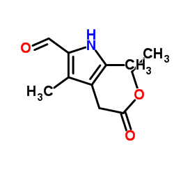 5-Formyl-2,4-dimethyl-1H-pyrrole-3-acetic acid ethyl ester picture