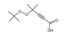 4-methyl-4-tert-butylperoxy-2-pentynoic acid Structure