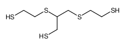 2,3-bis(2-sulfanylethylsulfanyl)propane-1-thiol structure