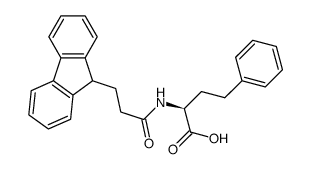 N-[3-(9H-Fluoren-9-yl)propionyl]-L-Homophenylalanine结构式