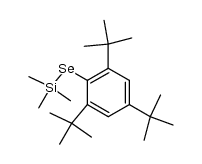 Trimethyl(2,4,6-tri-tert-butylphenylseleno)silan Structure