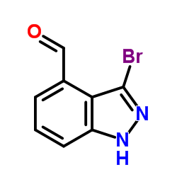 3-Bromo-1H-indazole-4-carbaldehyde Structure