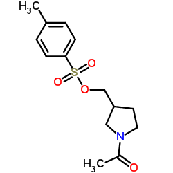 (1-Acetyl-3-pyrrolidinyl)methyl 4-methylbenzenesulfonate structure