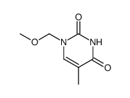 1-methoxymethylthymine Structure