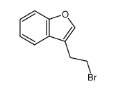 2-(benzofuran-3-yl)-1-bromoethane Structure