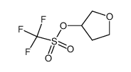 tetrahydrofuran-3-yl trifluoromethanesulfonate Structure