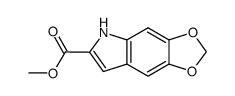 5H-[1,3]Dioxolo[4,5-f]indole-6-carboxylic acid methyl ester Structure