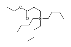 ethyl 3-tributylsilylpropanoate结构式