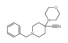 1-苄基-4-吗啉哌啶-4-甲腈图片