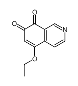 7,8-Isoquinolinedione,5-ethoxy-(9CI)结构式
