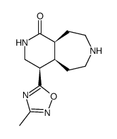 4-(3-methyl-1,2,4-oxadiazol-5-yl)decahydro-1H-pyrido[3,4-d]azepin-1-one Structure
