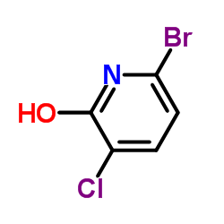 6-溴-3-氯吡啶-2-(1H)-酮结构式