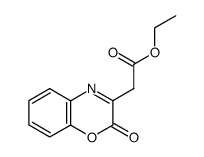 (2-oxo-4H-benzo[1,4]oxazin-3-ylidene)-acetic acid ethyl ester结构式