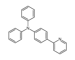 N,N-diphenyl-4-pyridin-2-ylaniline Structure