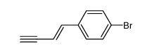 (E)-1-(but-1-en-3-ynyl)-4-bromobenzene结构式