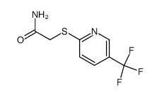 (5-trifluoromethylpyridin-2-ylsulphanyl)-acetamide Structure