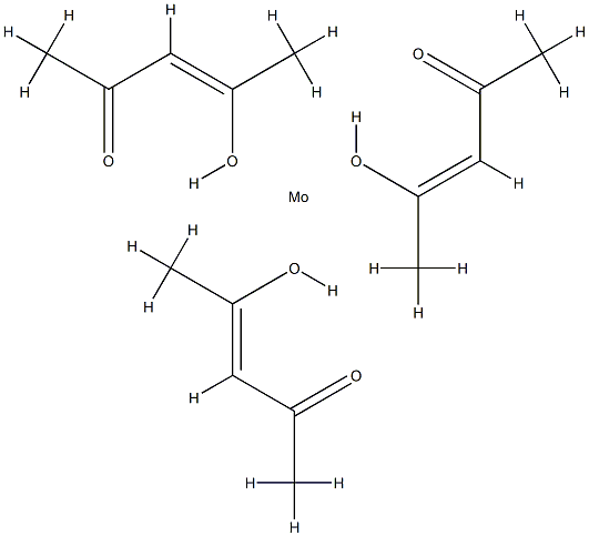tris(pentane-2,4-dionato-O,O')molybdenum结构式
