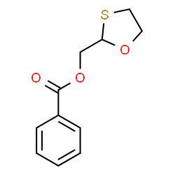 2-[(phenylcarbonyloxy)methyl]-1,3-oxathiolane Structure