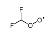 difluoro(λ1-oxidanyloxy)methane Structure