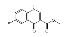 methyl 6-fluoro-4-oxo-1,4-dihydroquinoline-3-carboxylate Structure