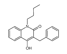 3-Benzyl-1-butyl-4-hydroxy-1H-quinolin-2-one结构式