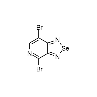 4.7-二溴[1.2.5]硒代二唑[3.4-c]吡啶结构式