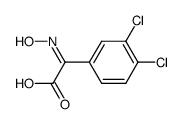 (3,4-dichlorophenyl)hydroxyiminoacetic acid结构式
