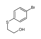 2-(4-Bromophenylthio)ethanol structure