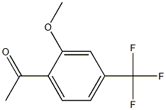 1-(2-Methoxy-4-trifluoromethyl-phenyl)-ethanone Structure