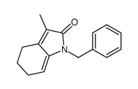 1-benzyl-3-methyl-5,6-dihydro-4H-indol-2-one Structure