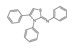 (3,4-DIPHENYL-3H-THIAZOL-2-YLIDENE)-PHENYL-AMINE structure