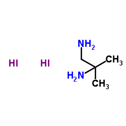 2-methylpropane-1,2-diamine,dihydroiodide Structure