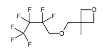3-(2,2,3,3,4,4,4-heptafluorobutoxymethyl)-3-methyloxetane Structure