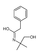 N-(1-hydroxy-2-methylpropan-2-yl)-2-phenylacetamide结构式