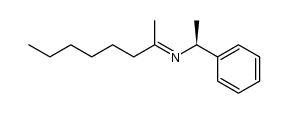 (S)-(1-methylheptylidene)(1-phenylethyl)amine结构式