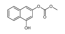 (4-hydroxynaphthalen-2-yl) methyl carbonate结构式