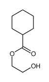 2-hydroxyethyl cyclohexanecarboxylate结构式