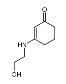 3-((2-hydroxyethyl)amino)cyclohex-2-enone结构式