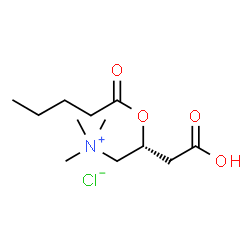 Valeryl-L-carnitine (chloride)结构式