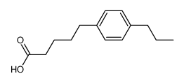 5-(4-(1-n-Propyl)phenyl)pentanoic acid Structure