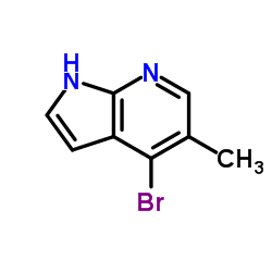 4-Bromo-5-methyl-1H-pyrrolo[2, 3-b]pyridine structure