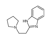 2-(2-pyrrolidin-1-ylethyl)-1H-benzimidazole结构式