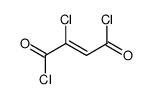 2-chlorobut-2-enedioyl dichloride结构式