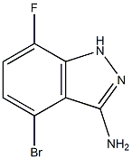 4-Bromo-7-fluoro-1H-indazol-3-ylamine Structure