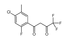 1,3-Butanedione, 1-(4-chloro-2-fluoro-5-methylphenyl)-4,4,4-trifluoro picture