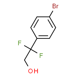 2-(4-bromophenyl)-2,2-difluoroethan-1-ol structure