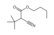butyl 2-cyano-3,3-dimethylbutanoate Structure